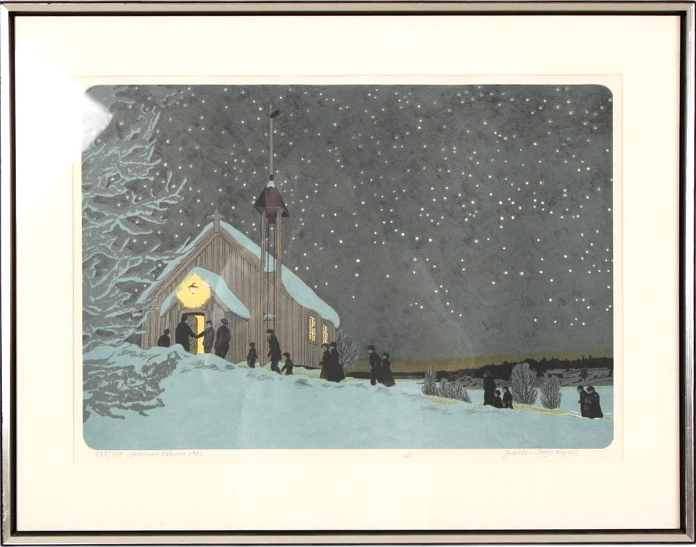 GUNNAR ERKNER. Etching.