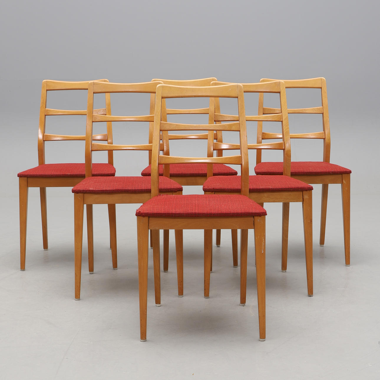 STOLE, 6 stk. 1960-tal.