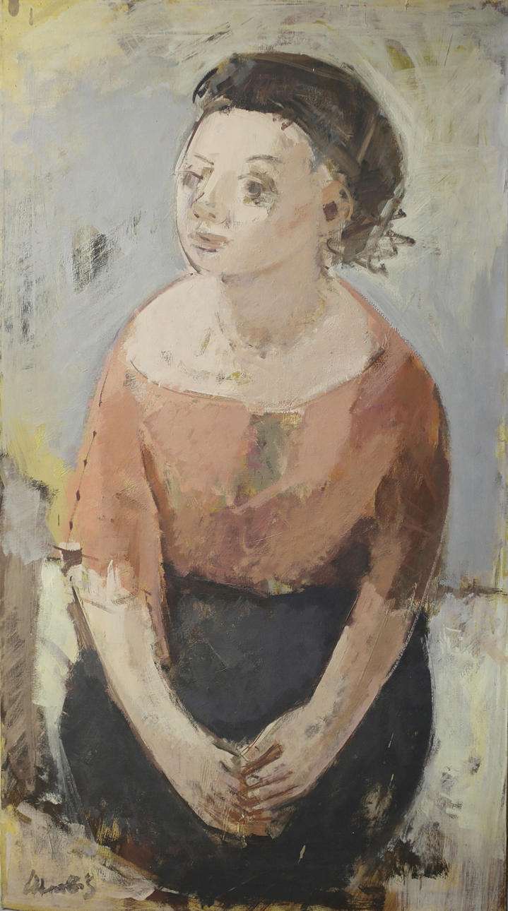 BRUNO MERBITZ, PROF. (1918 BERLIN 1997). Väntar flicka.