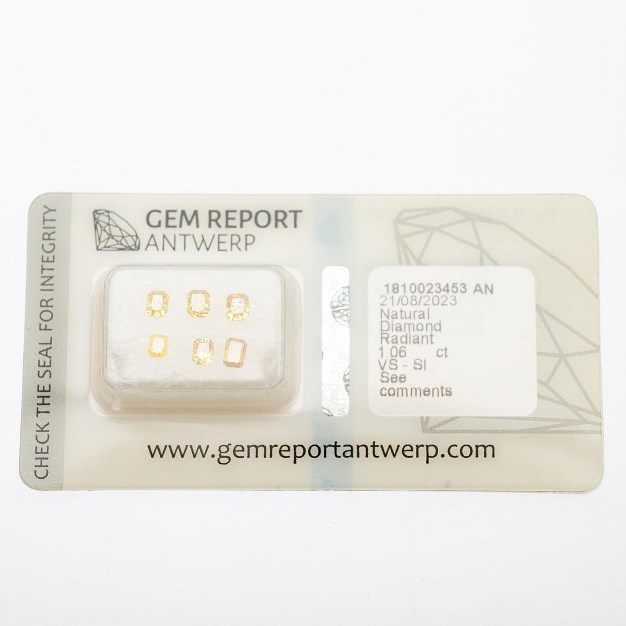 Löysä timantti, n. 1,06 ct.