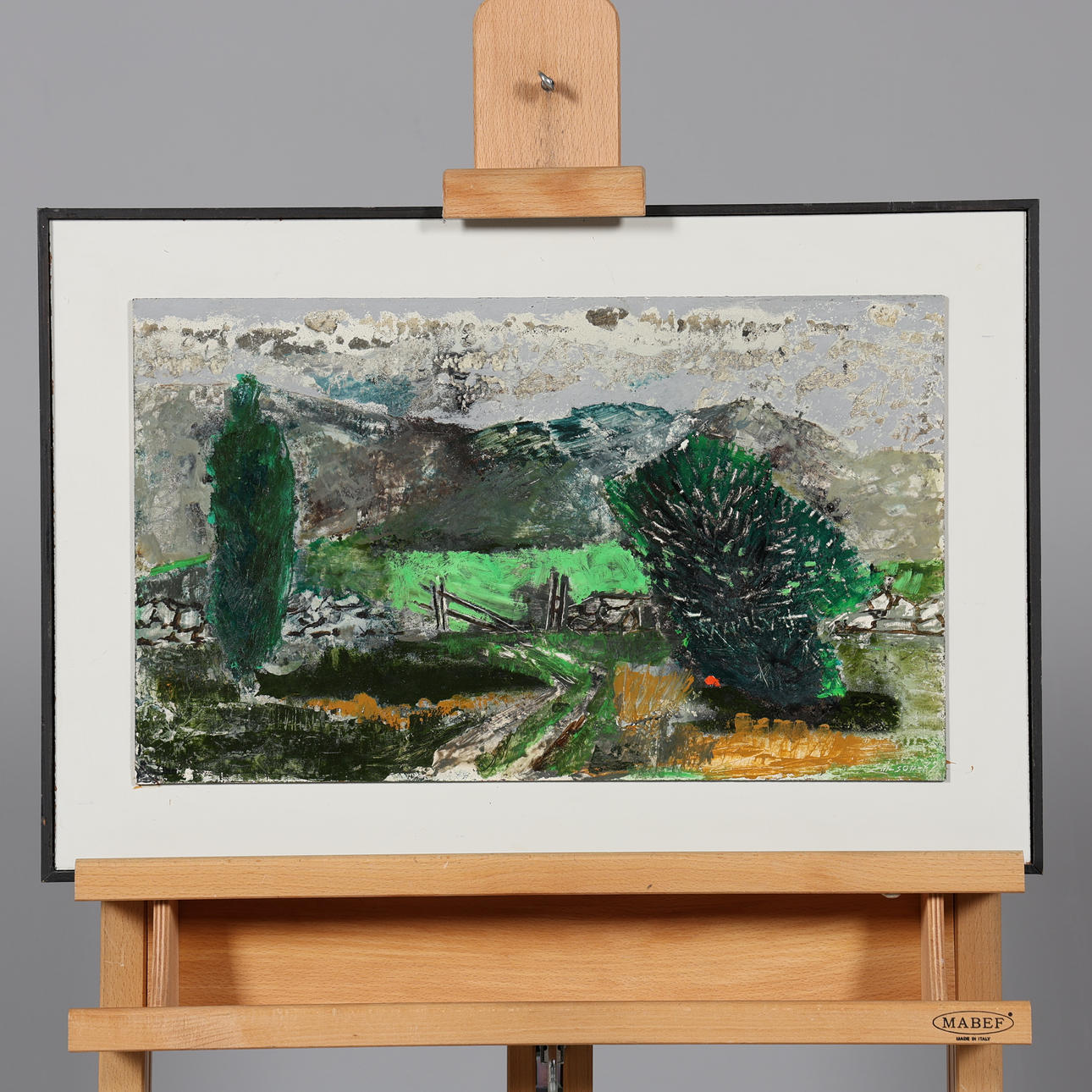 ERIK EMANUELSSON. OIL ON PANEL, signed and numbered -72.