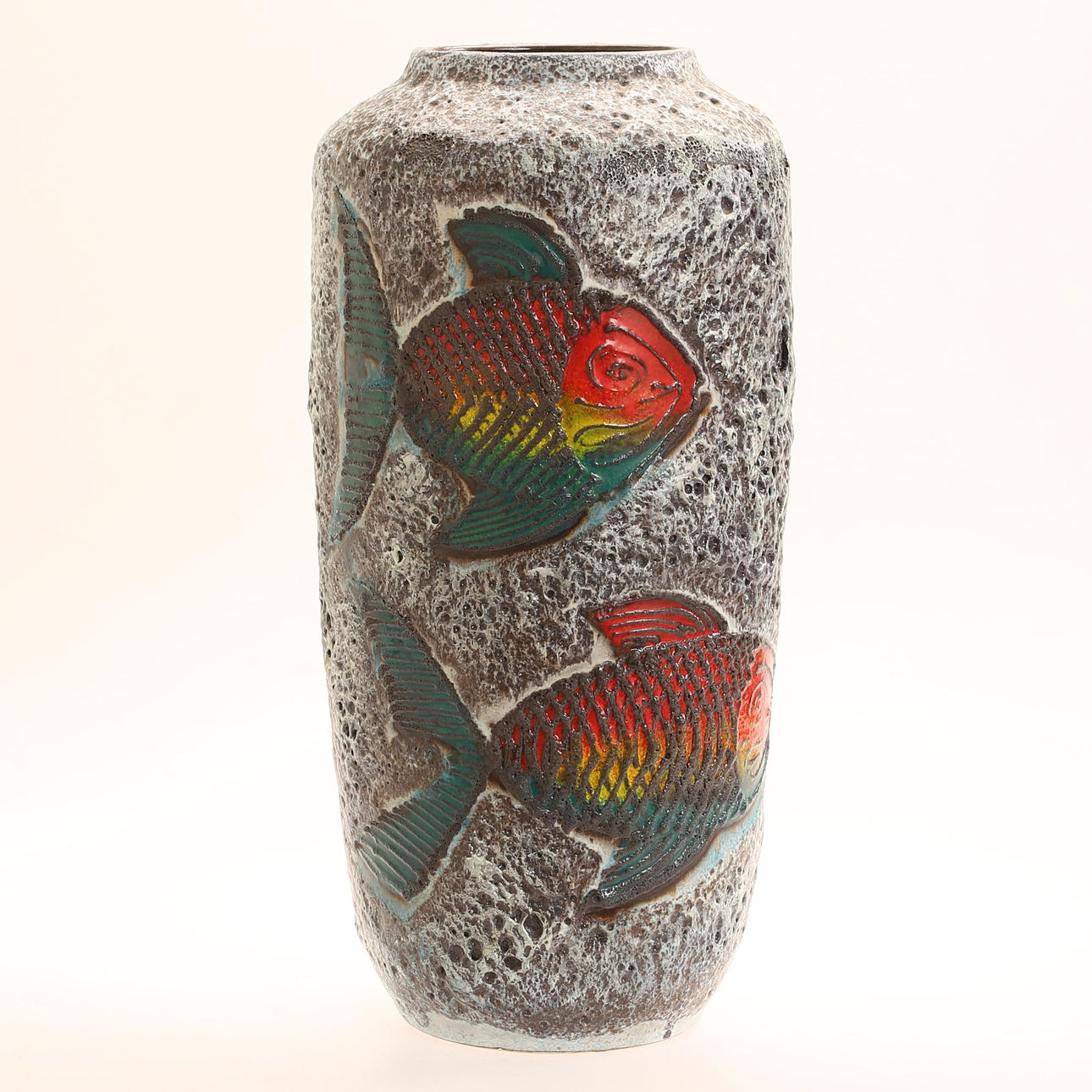 A ceramic floor vase, Scheurich, Germany 1970s.