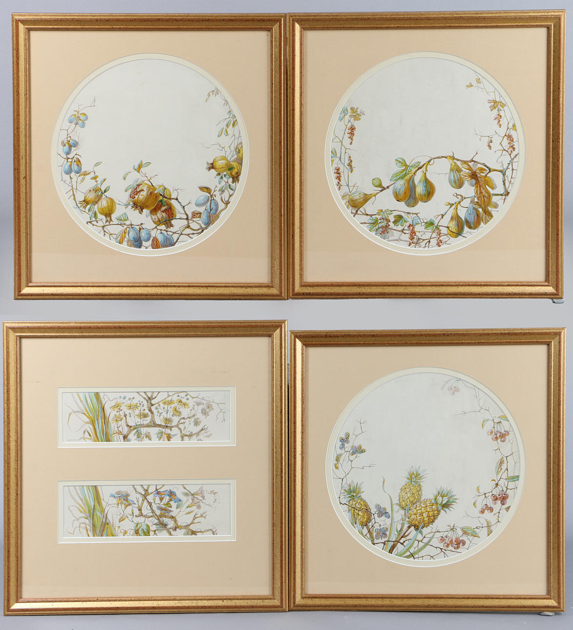 JACQUES VAN COPPENOLLE, (1878 - 1915) FIRE AKVARELMALERIER.