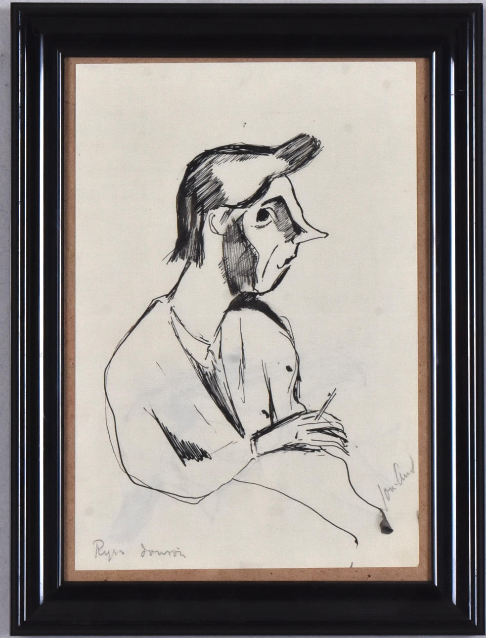 JOHN JON-AND (SVERIGE, 1889-1941). Marker drawing.