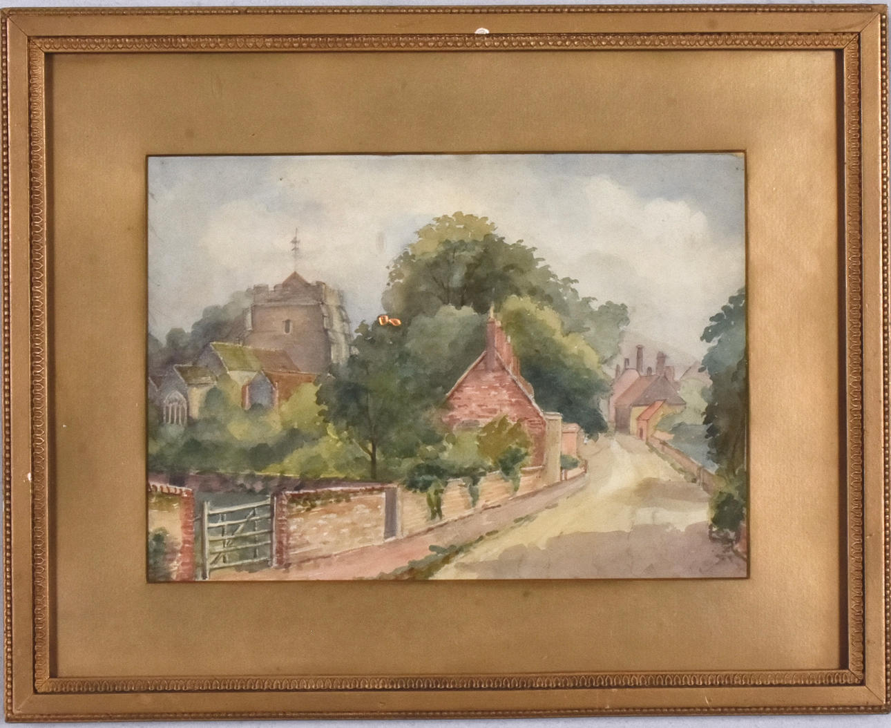 OKÄND KONSTNÄR. Watercolor.