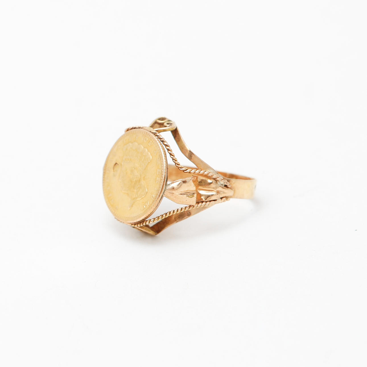 RING, 18 Karat Gold, Gewicht ca. 3,3 Gramm.