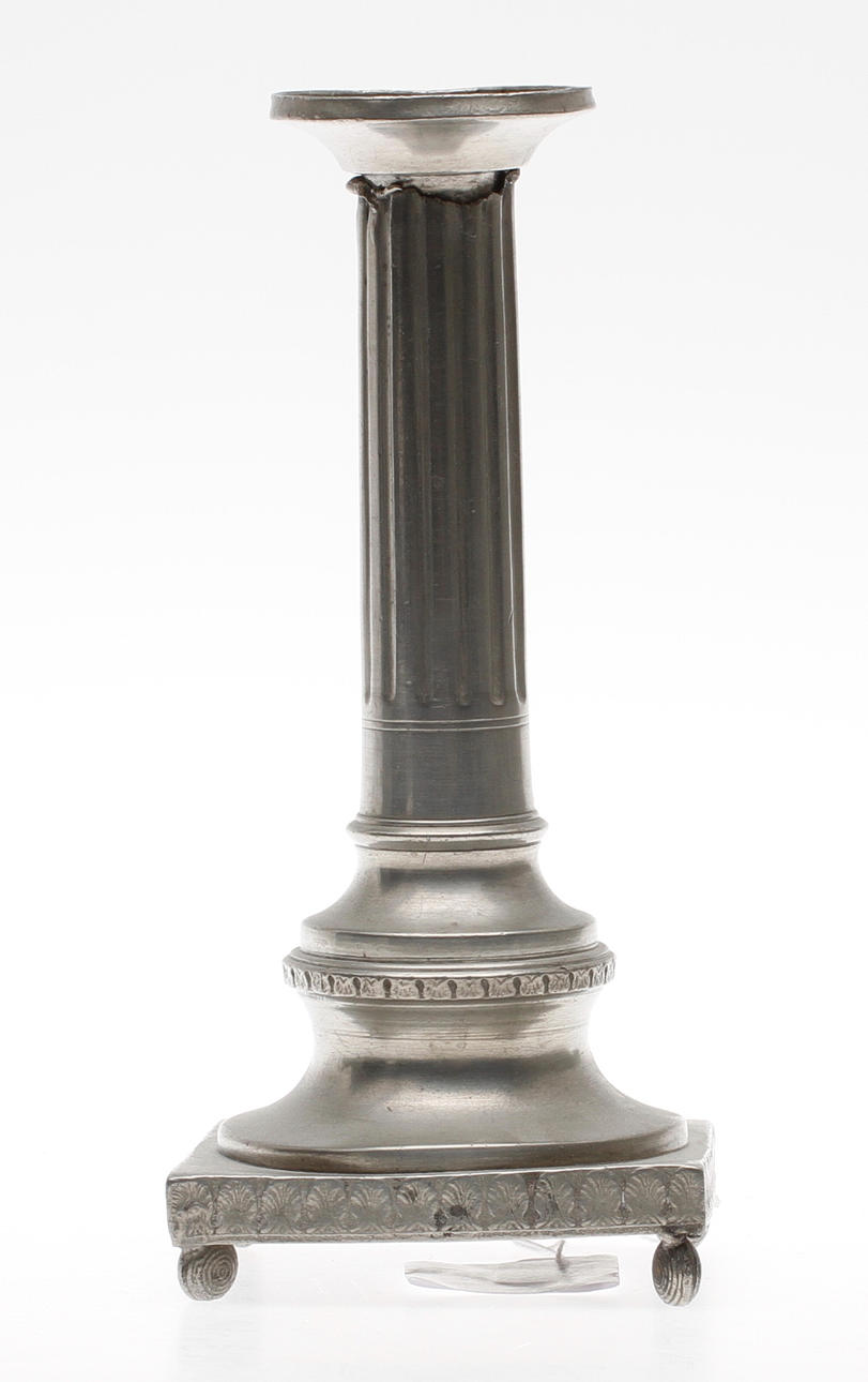 LJUSSTAKE, tenn, Martin Artedius(verksam 1800-1808), Norrköping 1801.