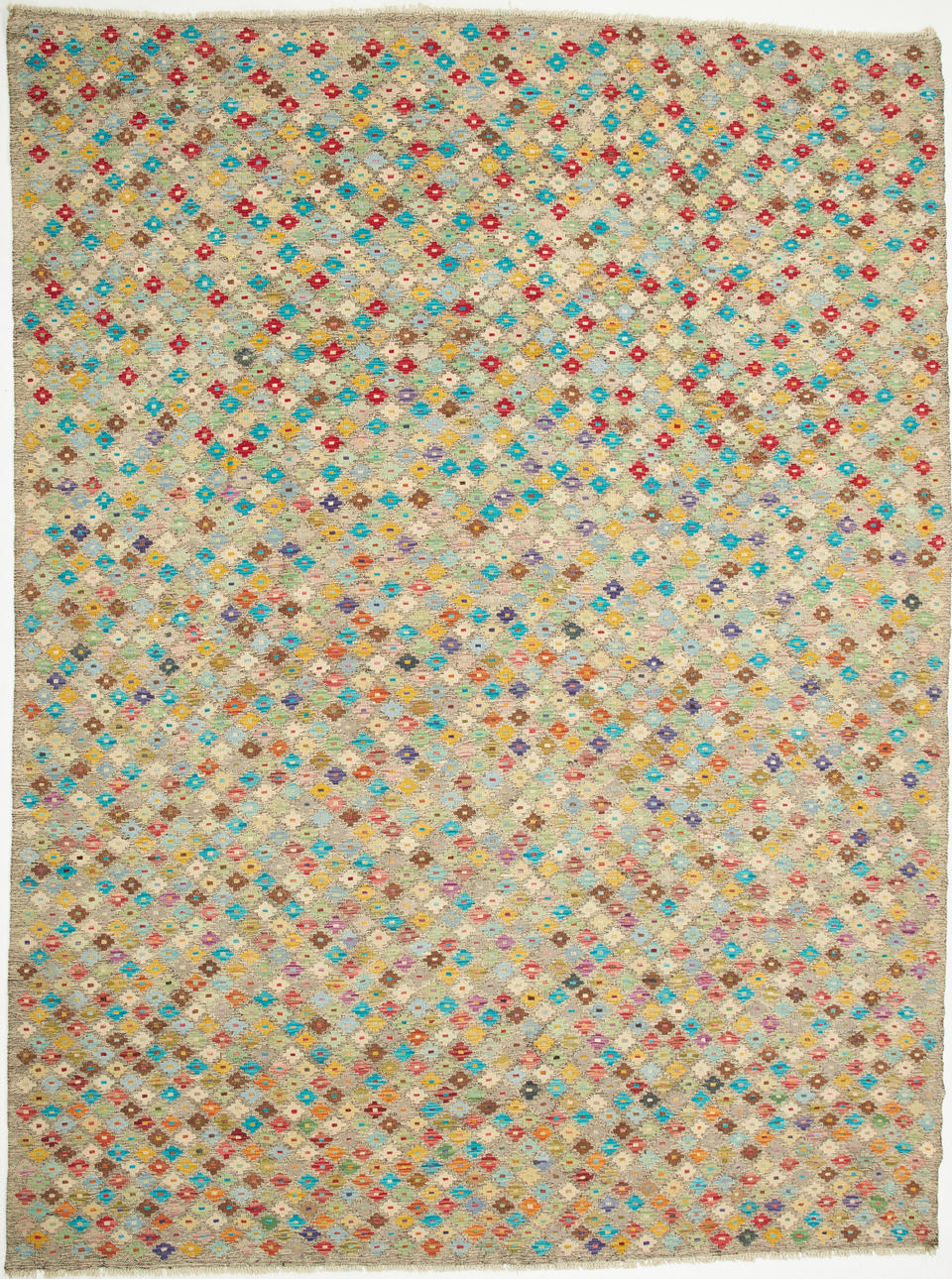 ORIENT CARPET. Kelim, classic design, approx. 344x260 cm.