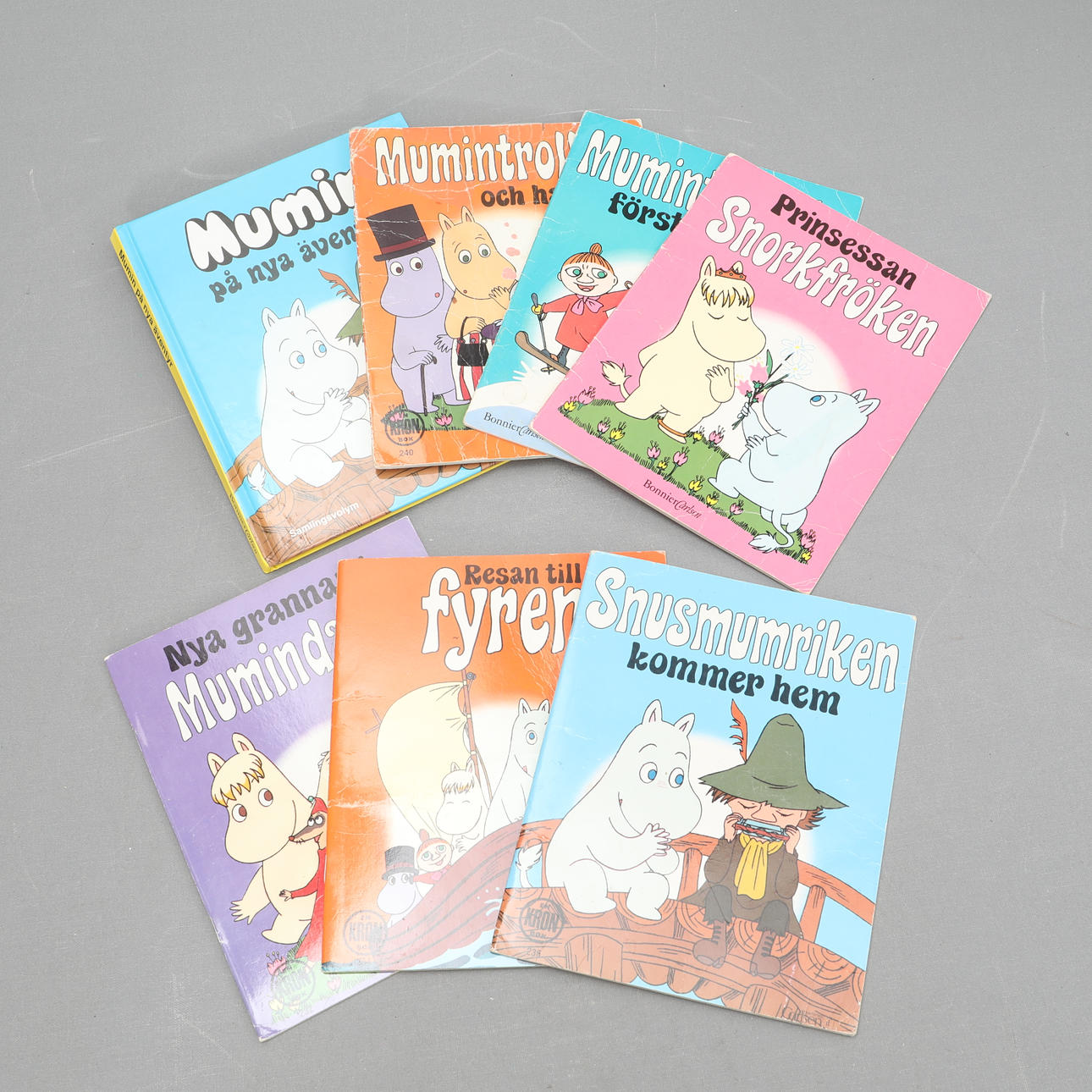 LASTENKIRJAT, Muumi, 7 kpl.