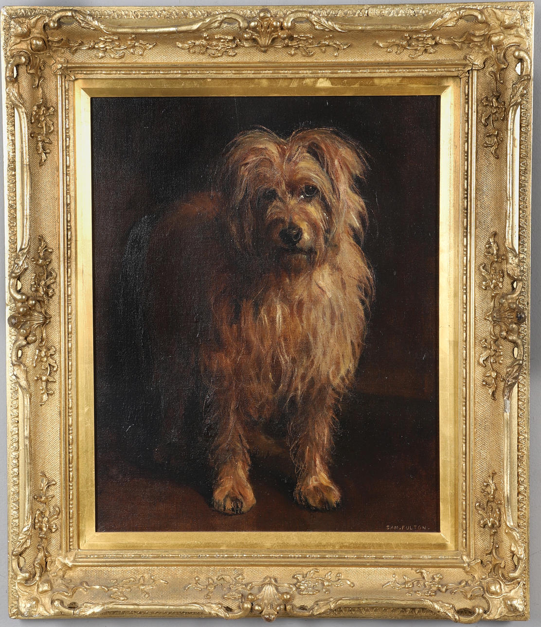 SAMUEL FULTON (1855-1941). OLD ENGLISH BOBTAIL.