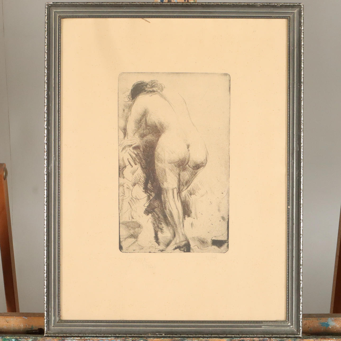 JULES SCHYL. LITHOGRAPHY, signed.