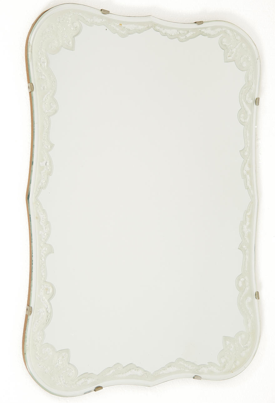 SPEGEL, etsad dekor, 1900-talets mitt.