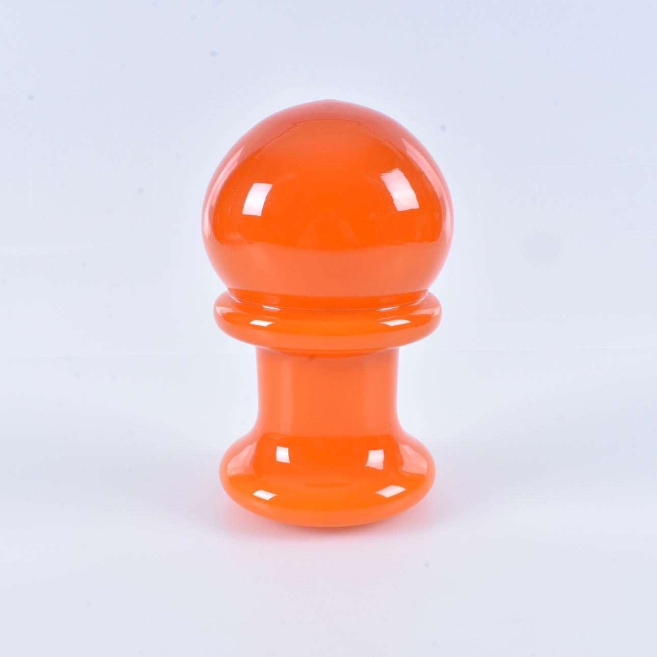 A glass table lamp cup, 1970s.