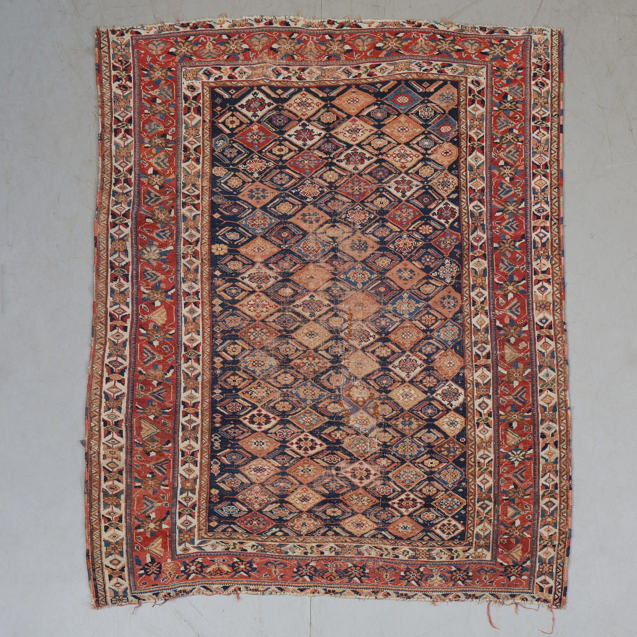 Alfombra, antigua Shirvan Azerbaijan.