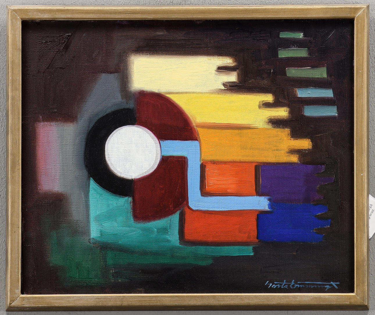 GÖSTA EMMING Öl auf Leinwand, signiert.