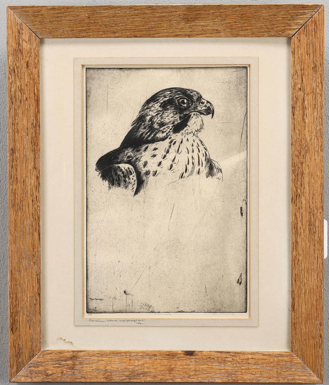 GÖRAN BRUNIUS. Etsaus HC, signeerattu.