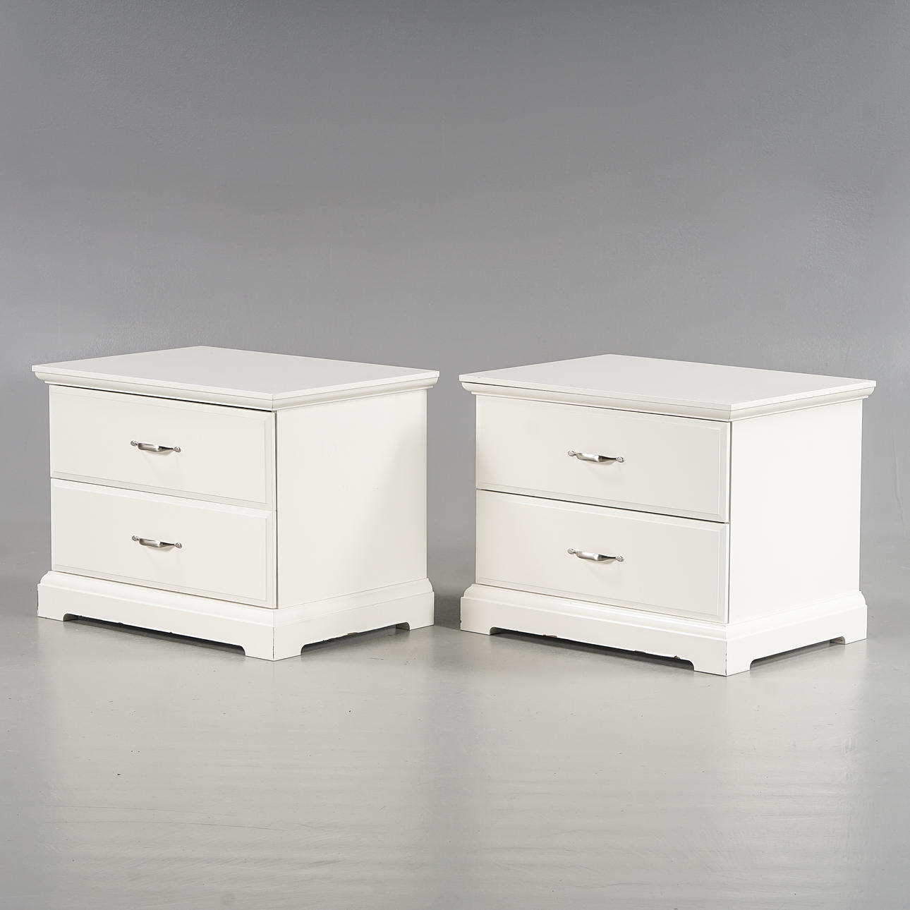 Bedside table 1 pair “Birkeland” Ikea, 2000s.