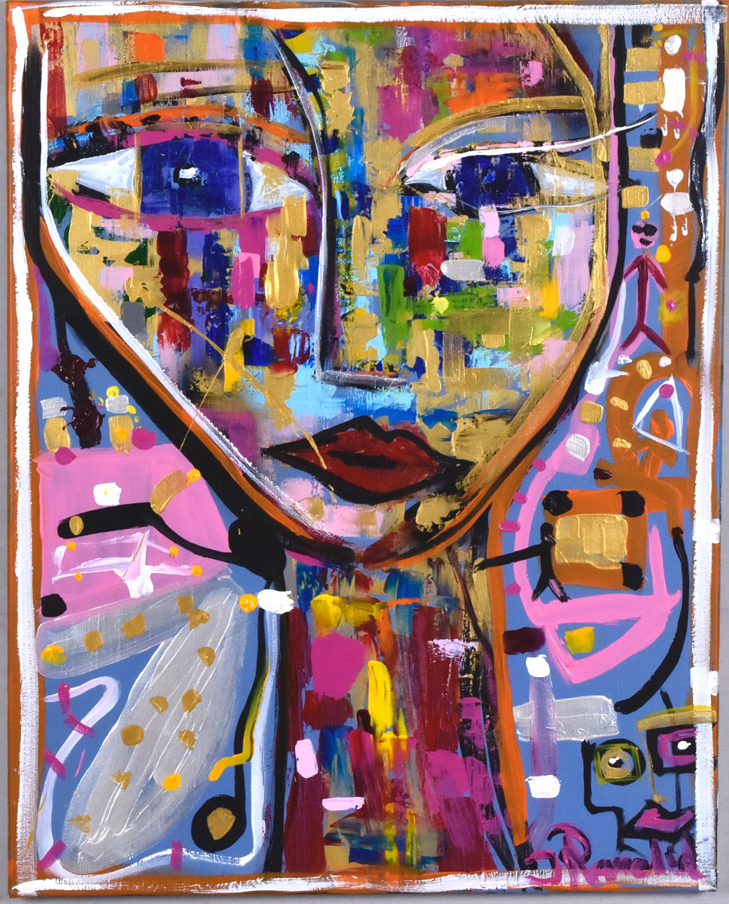 JENNIFER RANELID WIKMAN. Acrylic on canvas.