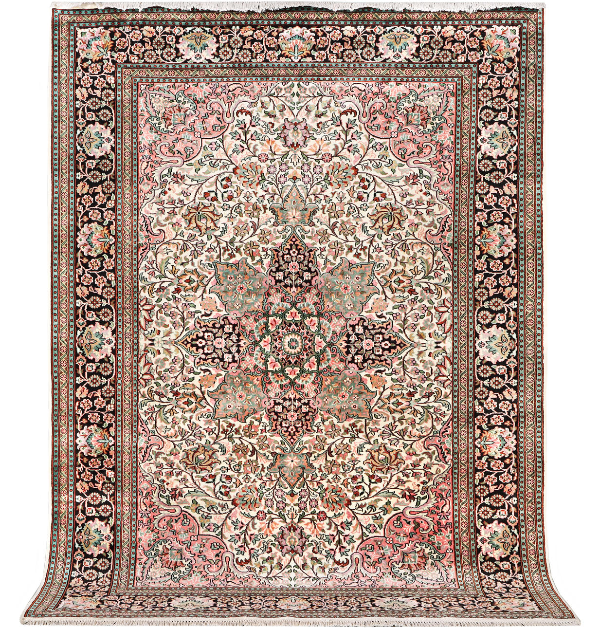 CARPET, Cashmere (silk), 267X185 cm.