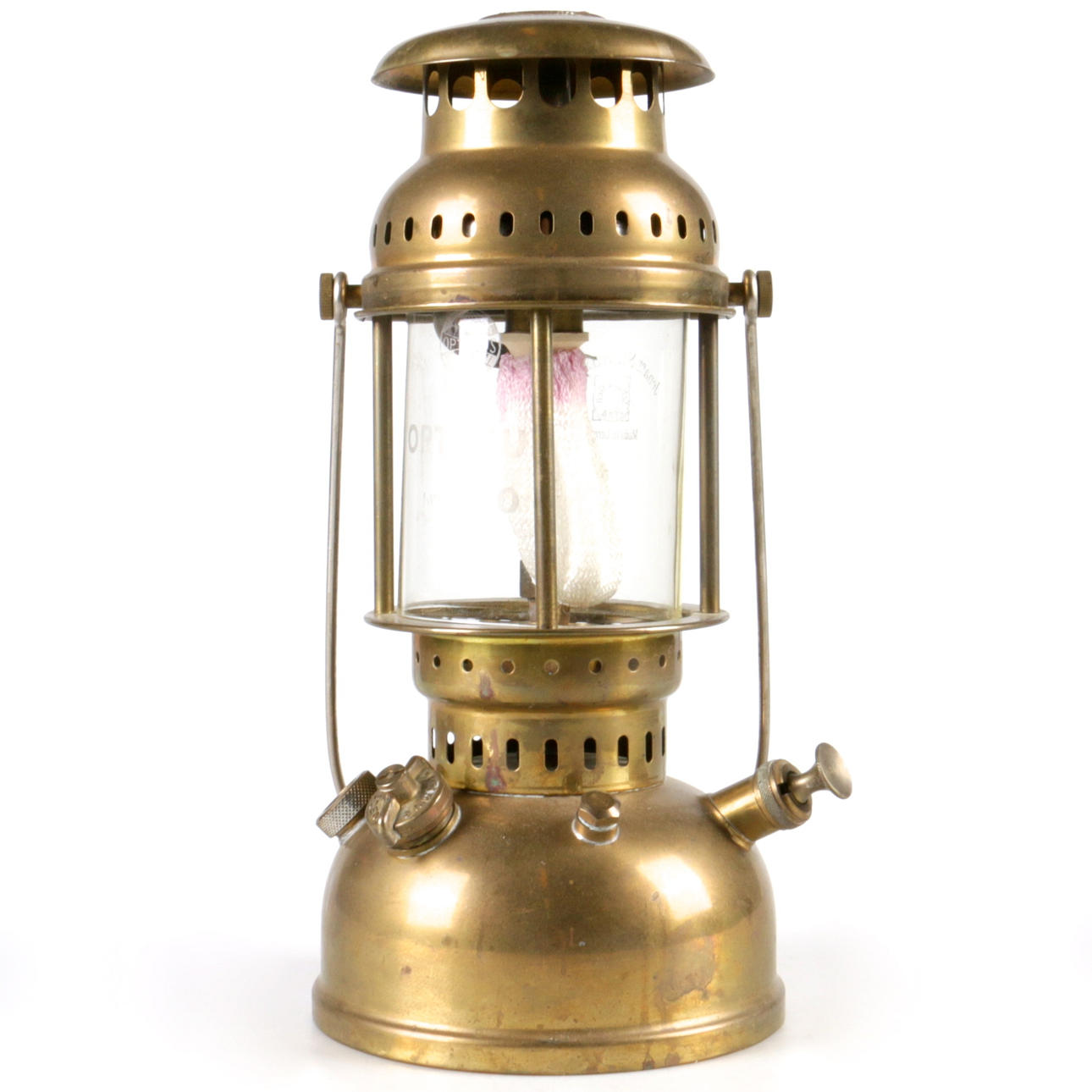 STORMLYKTA, med tillbehör, Optimus 200 P, 1900-talets första hälft.