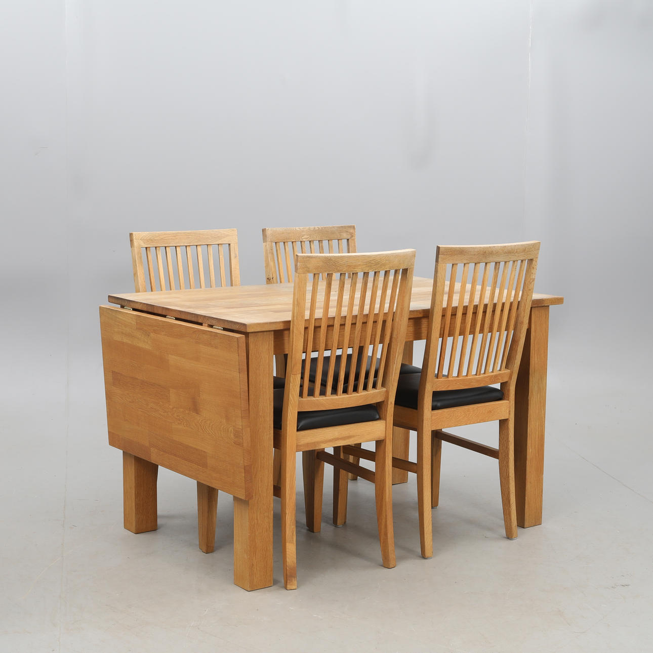 ESSZIMMERMÖBEL, 5 Stück, geölte Eiche.