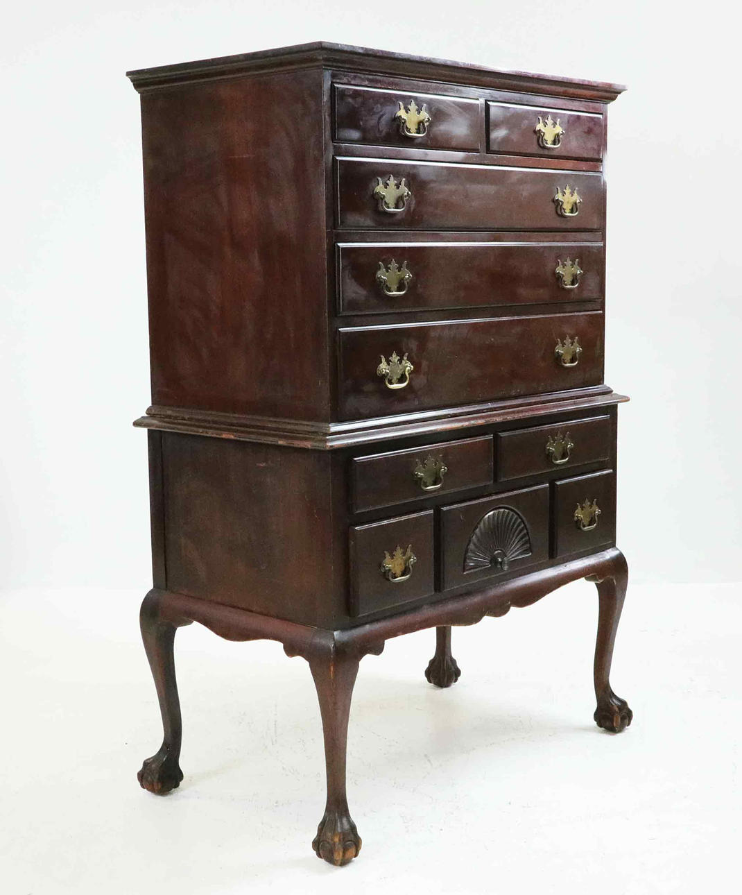 A 20th century mahogany cabinet.