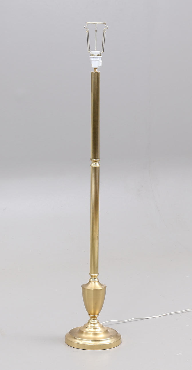 FLOOR LAMP, yellow metal, RAF.