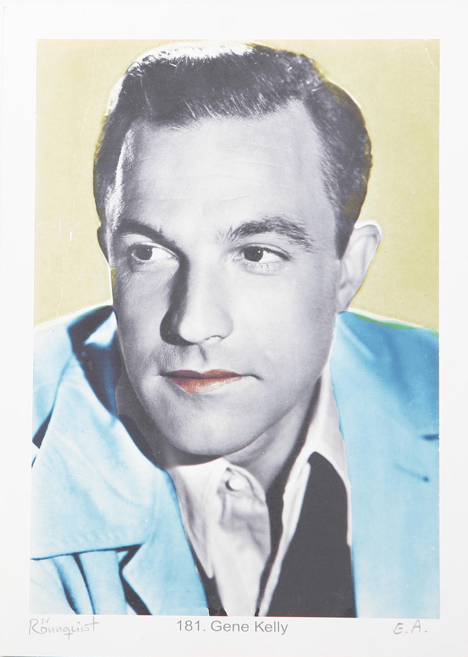 BJÖRN RÖNNQUIST. Gene Kelly, litografiskt offsettryck, signerad Rönnquist och numrerad EA.