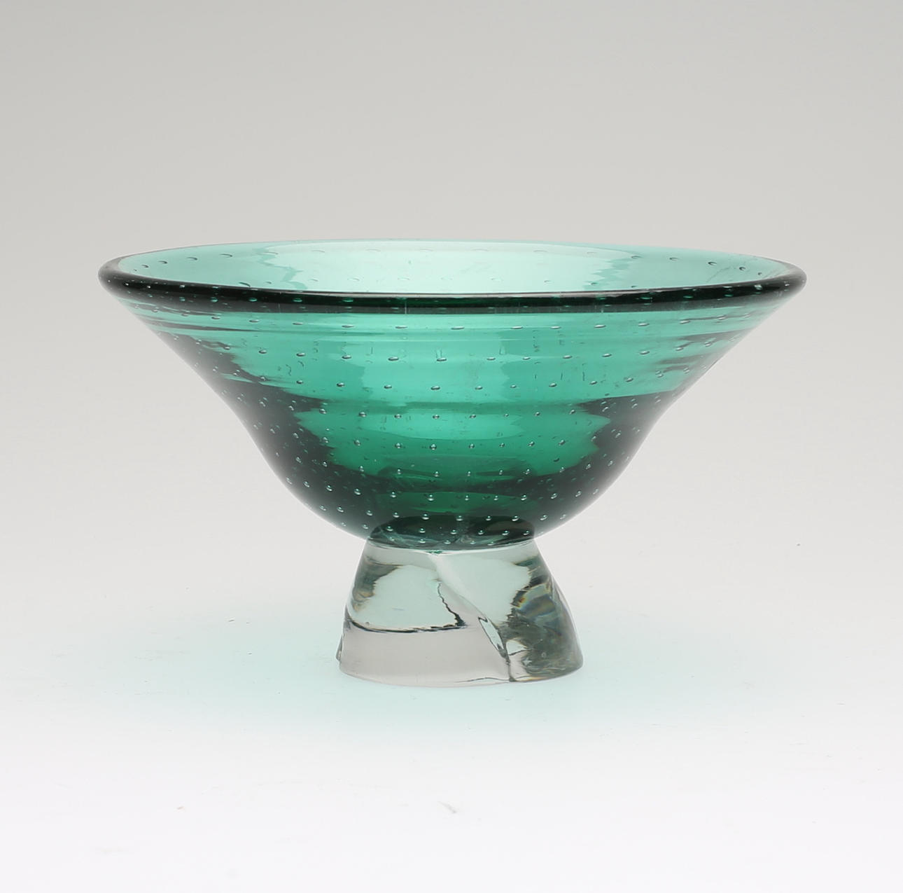 SKÅL, glas, Willem De Moore, Flygsfors, signerad och daterad -41.