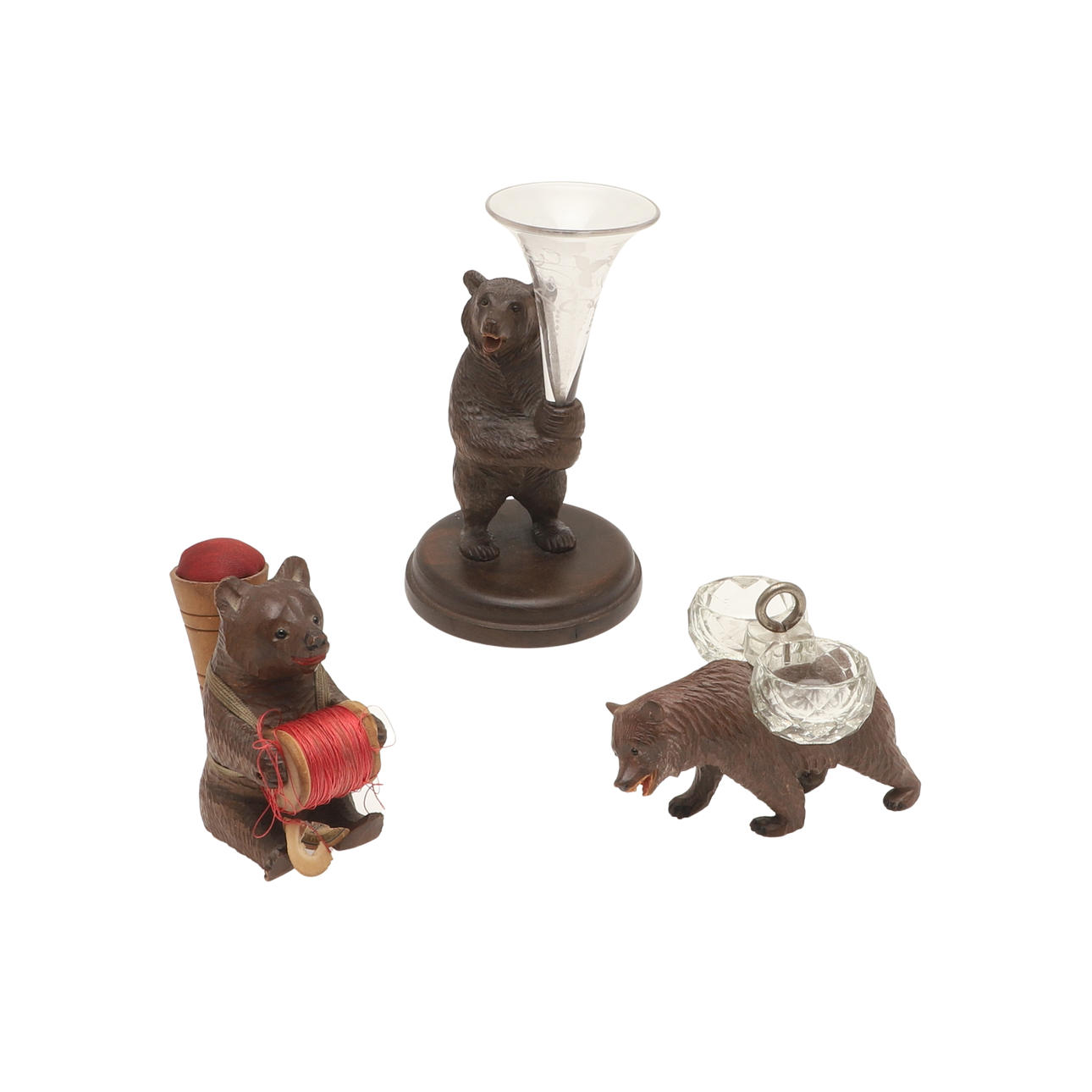 SORTE SKOVBJØRNE - NÅLEPUDE OG ANDRE TING.