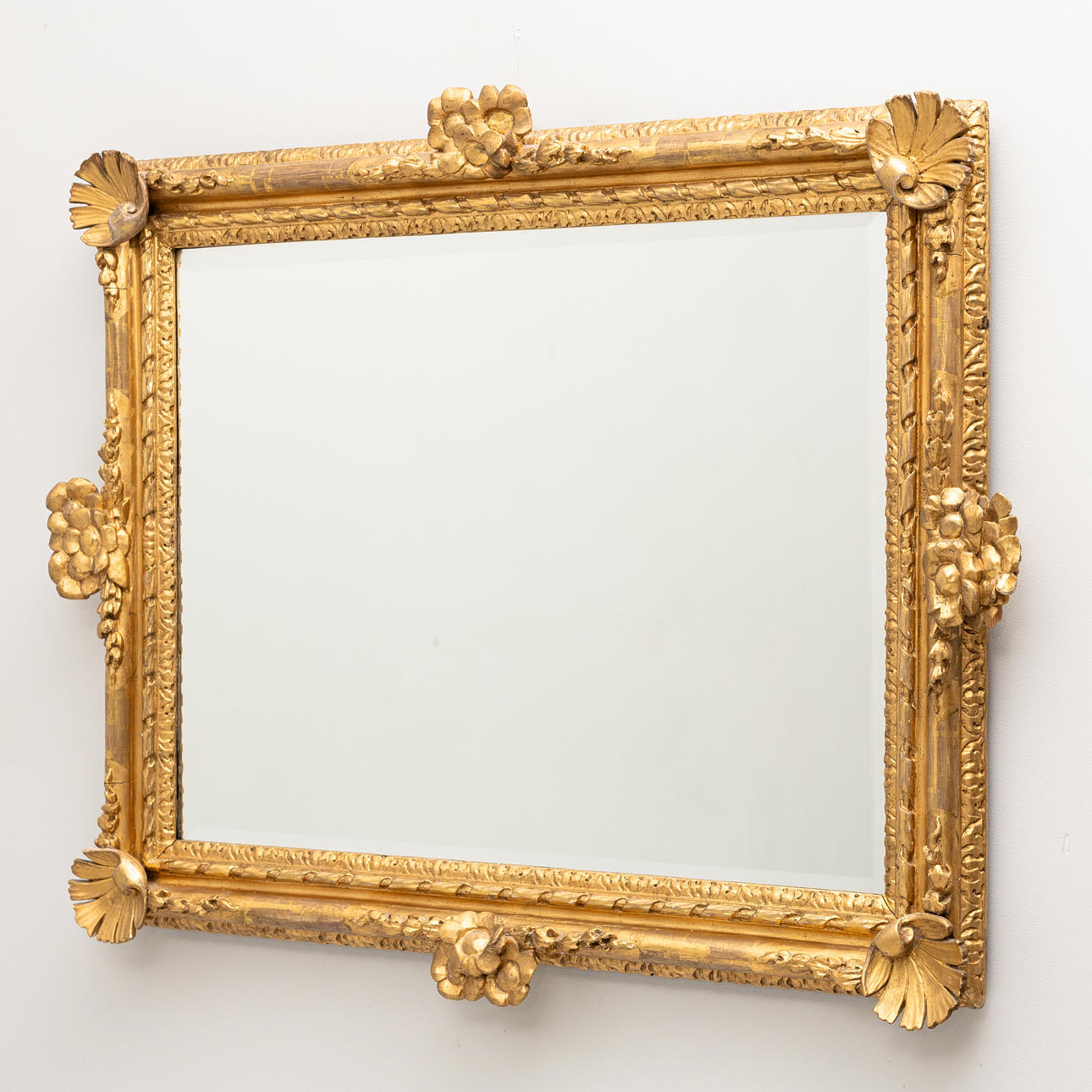 An eclectic style mirror, circa 1900.