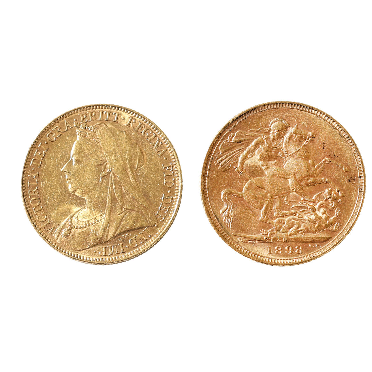 EN VIKTORIANSK SUVERÄN 1898.