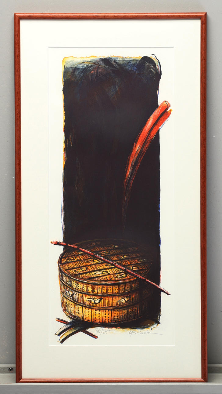 BJÖRN KRESTESEN. Lithograph, signed and numbered 196/295.