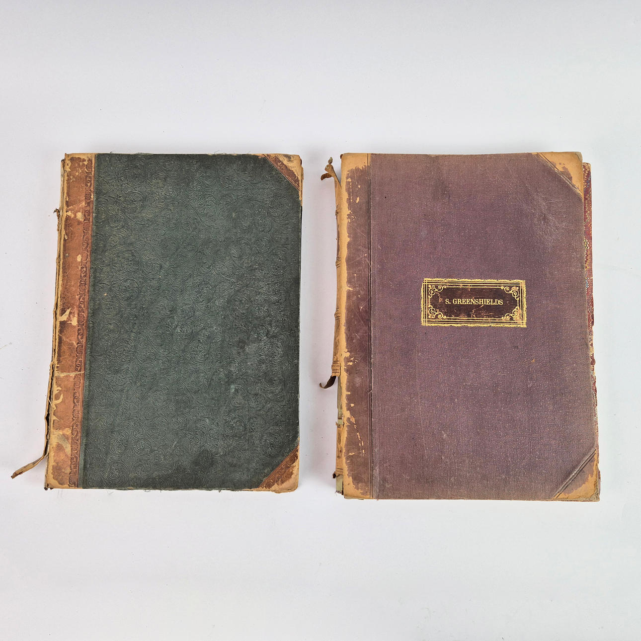 TWO 19TH CENTURY MUSIC FOLIOS.