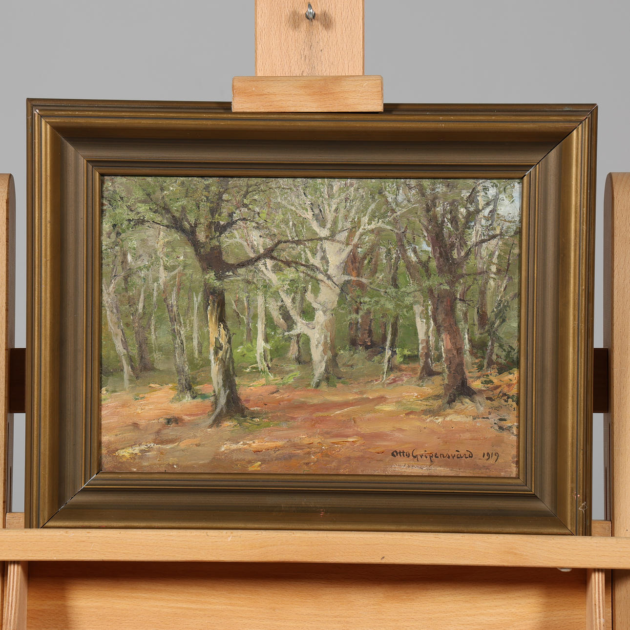 OTTO GRIPENSVÄRD. OIL ON PANEL, signed and dated 1919.
