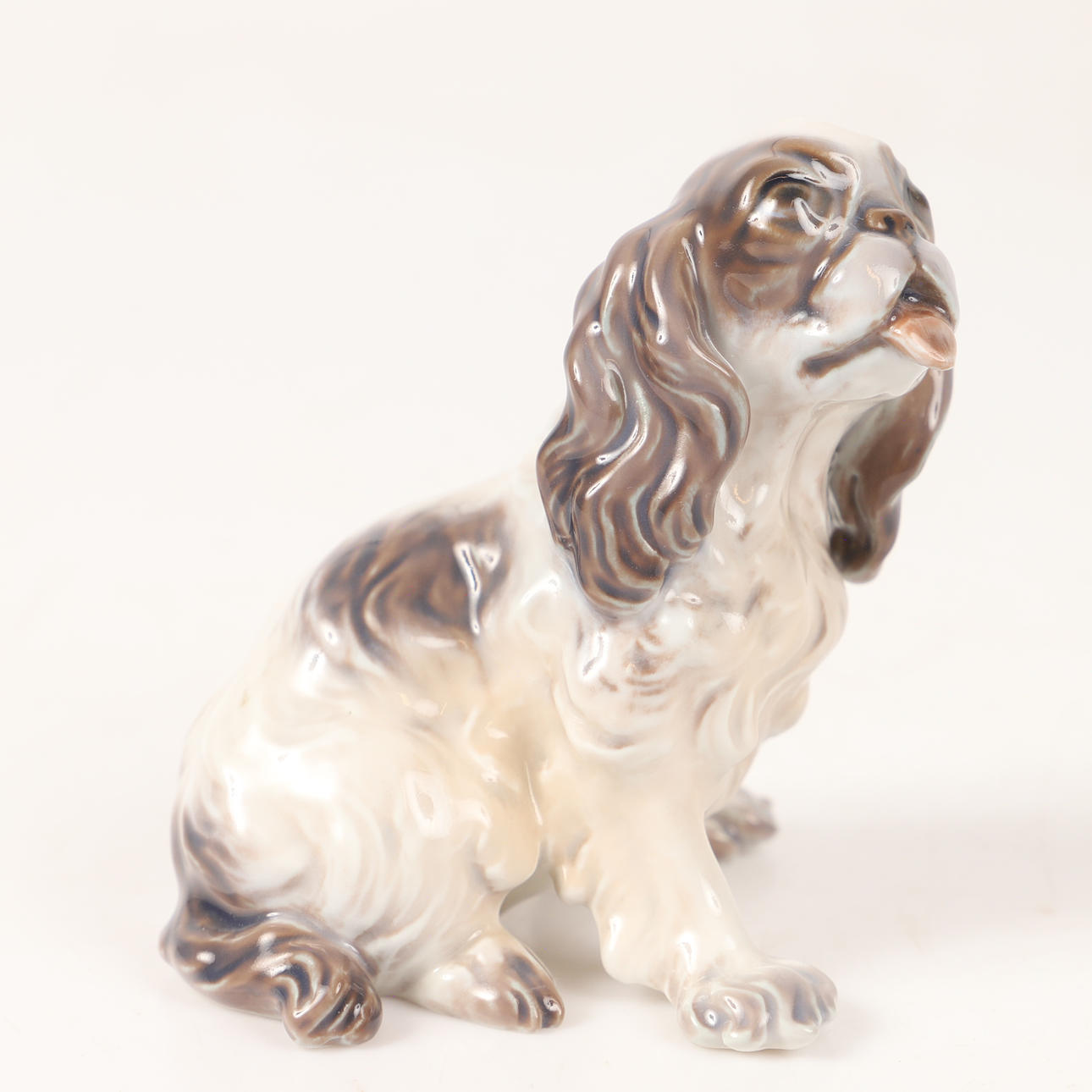FIGUR, hund, porcelæn, Dahl Jensen, Danmark.
