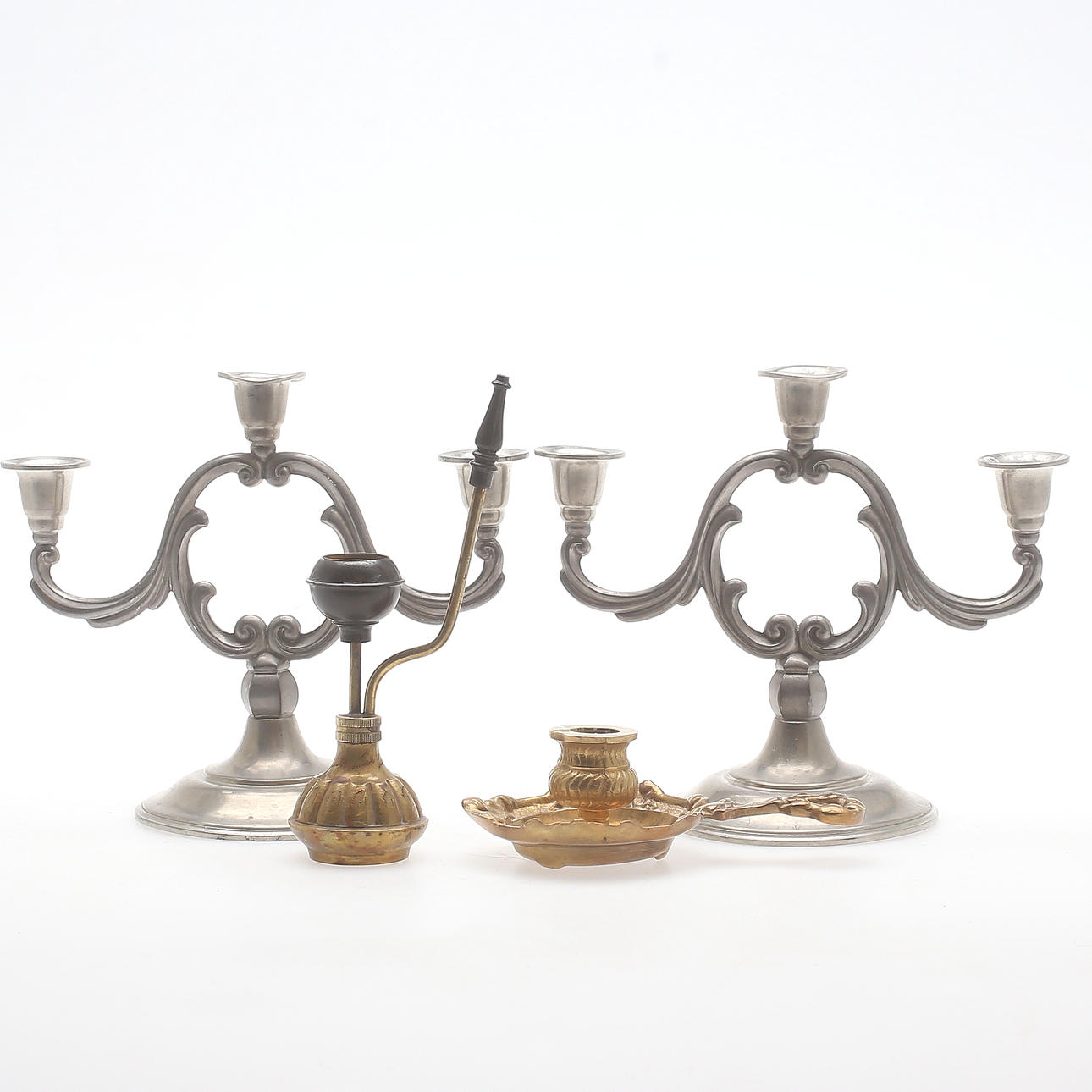 PARTI, Ljusstakar, vattenpipa, 1900-talets mitt.