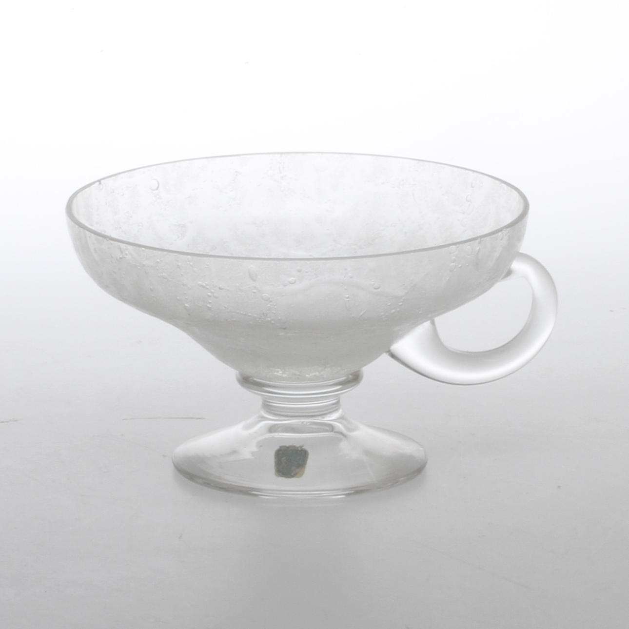 DESSERTSKÅLAR, 11 st, glas, Johansfors glasbruk, 1900-talets första hälft.