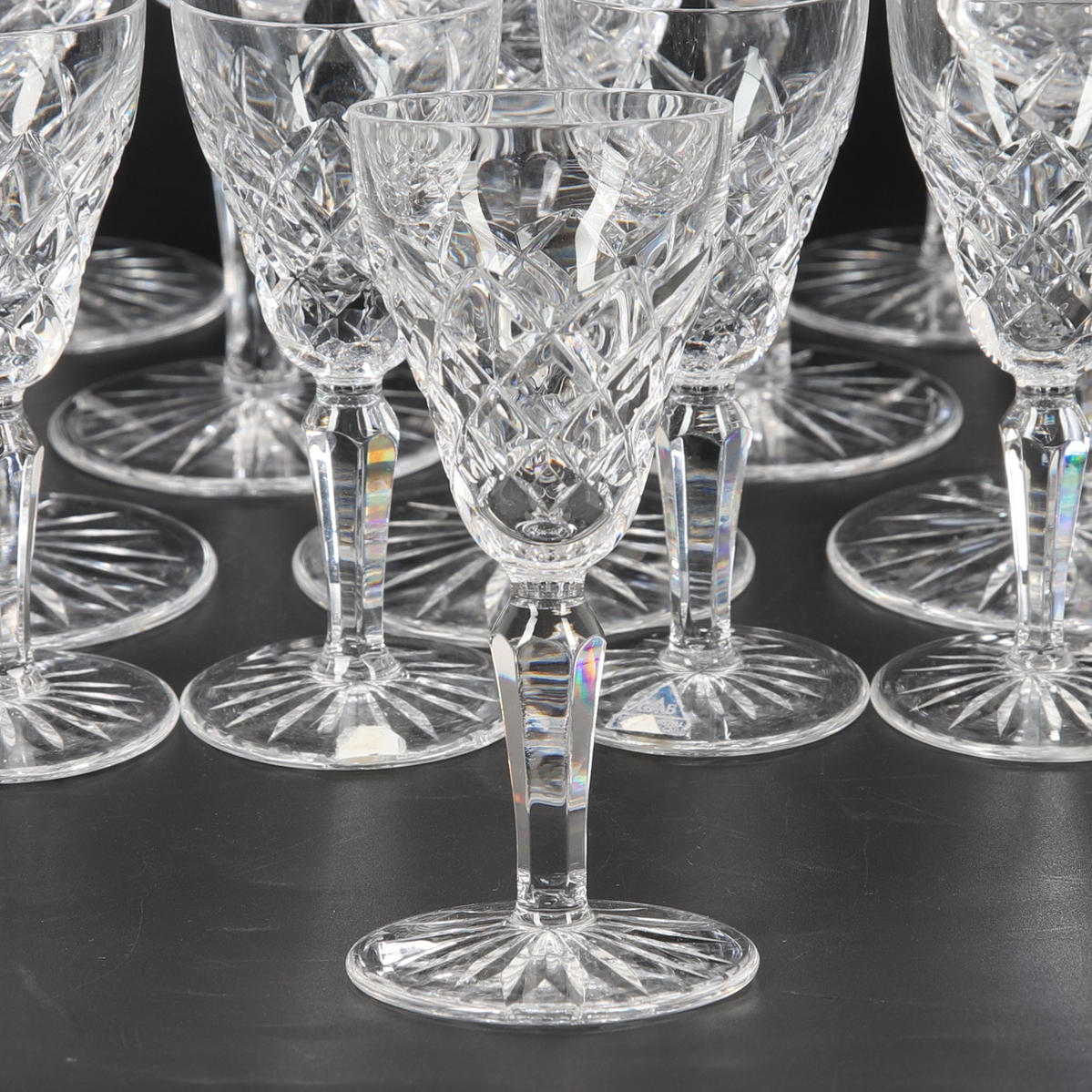 VIINILASI, 16 osaa, GAB, Nybro.