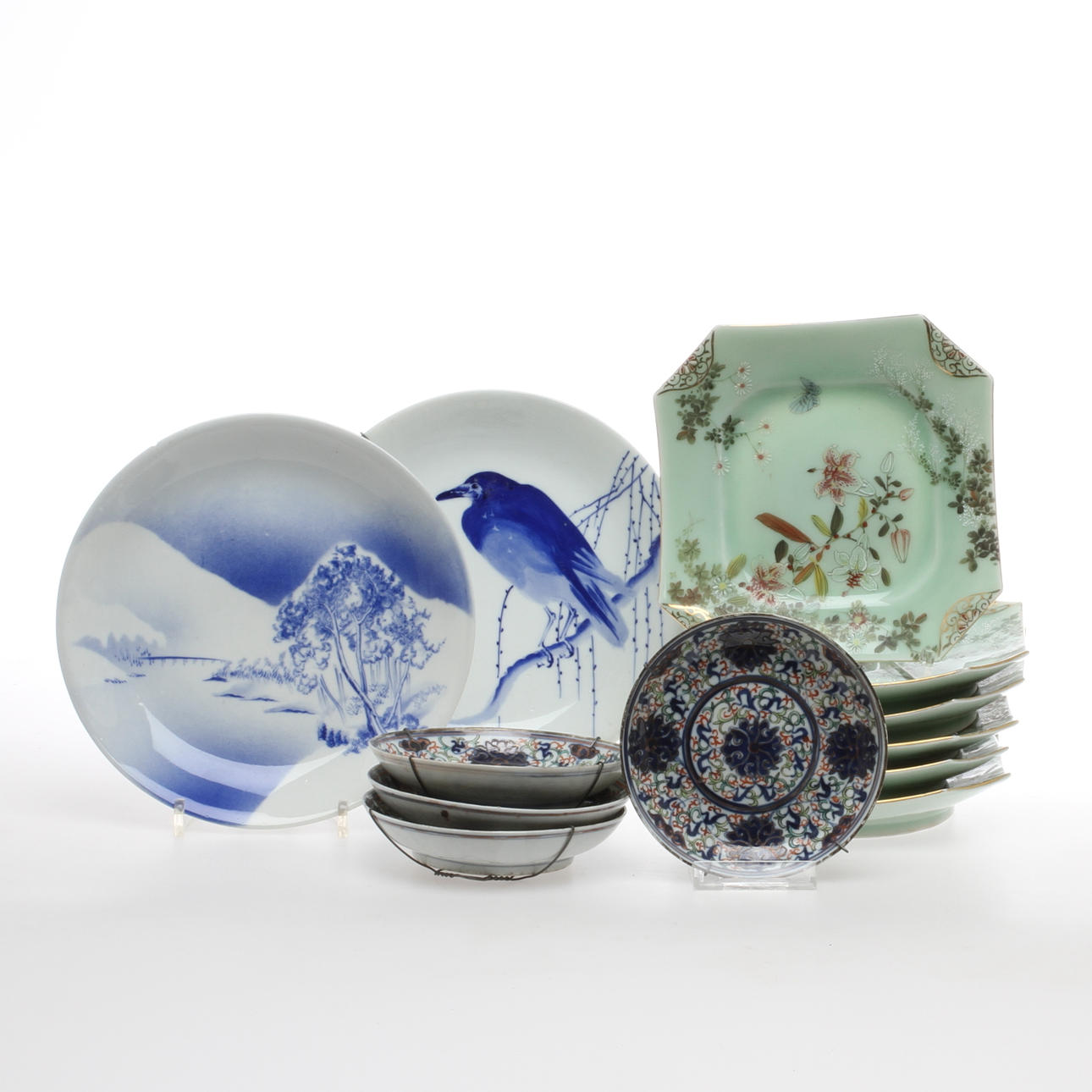 PARTI PORSLIN, 12 delar, orientaliskt.