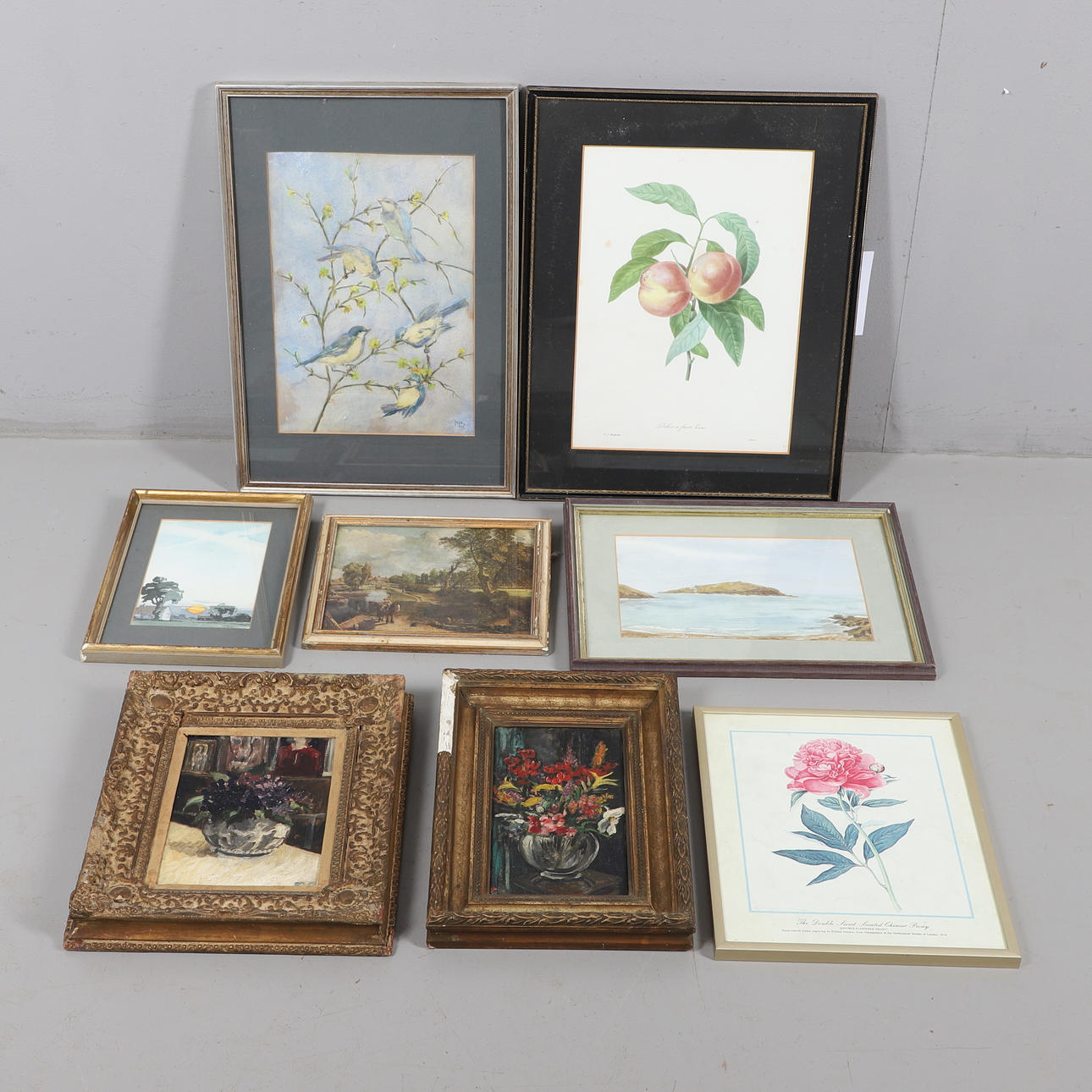 ÅTTA OLIKA BILDER OCH TRYCK.