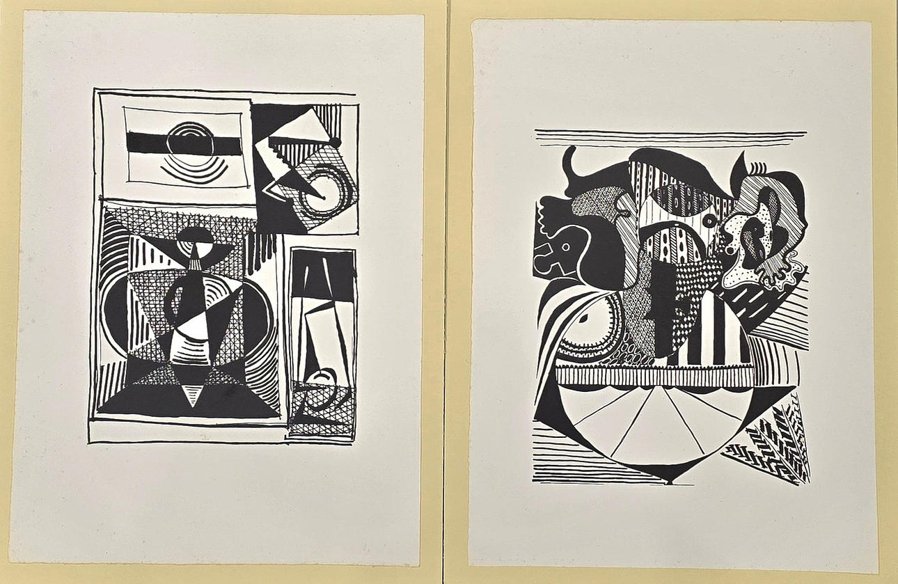 PABLO PICASSO. PAAR LITHOGRAFIEN.