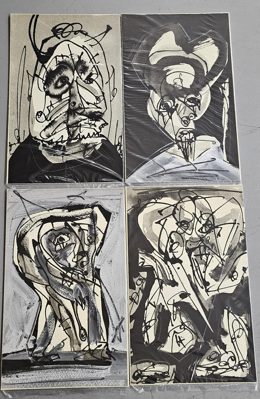 ANTONIO SAURA. FOUR LITHOGRAPHS.