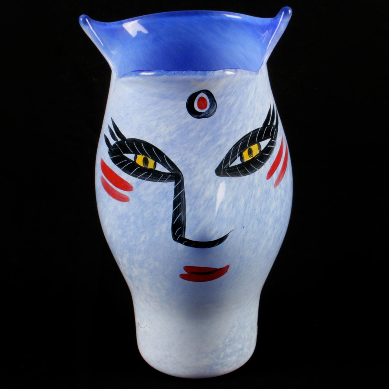 VAS, glas, "Open Minds", Ulrica Hydman-Vallien, signerad, Kosta Boda.