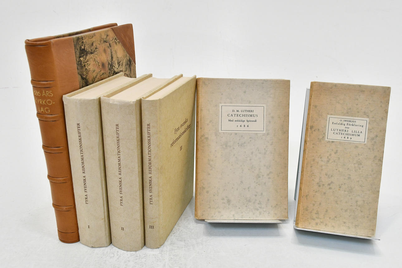 Reformationsskrifter. Luther. 5 volymer.