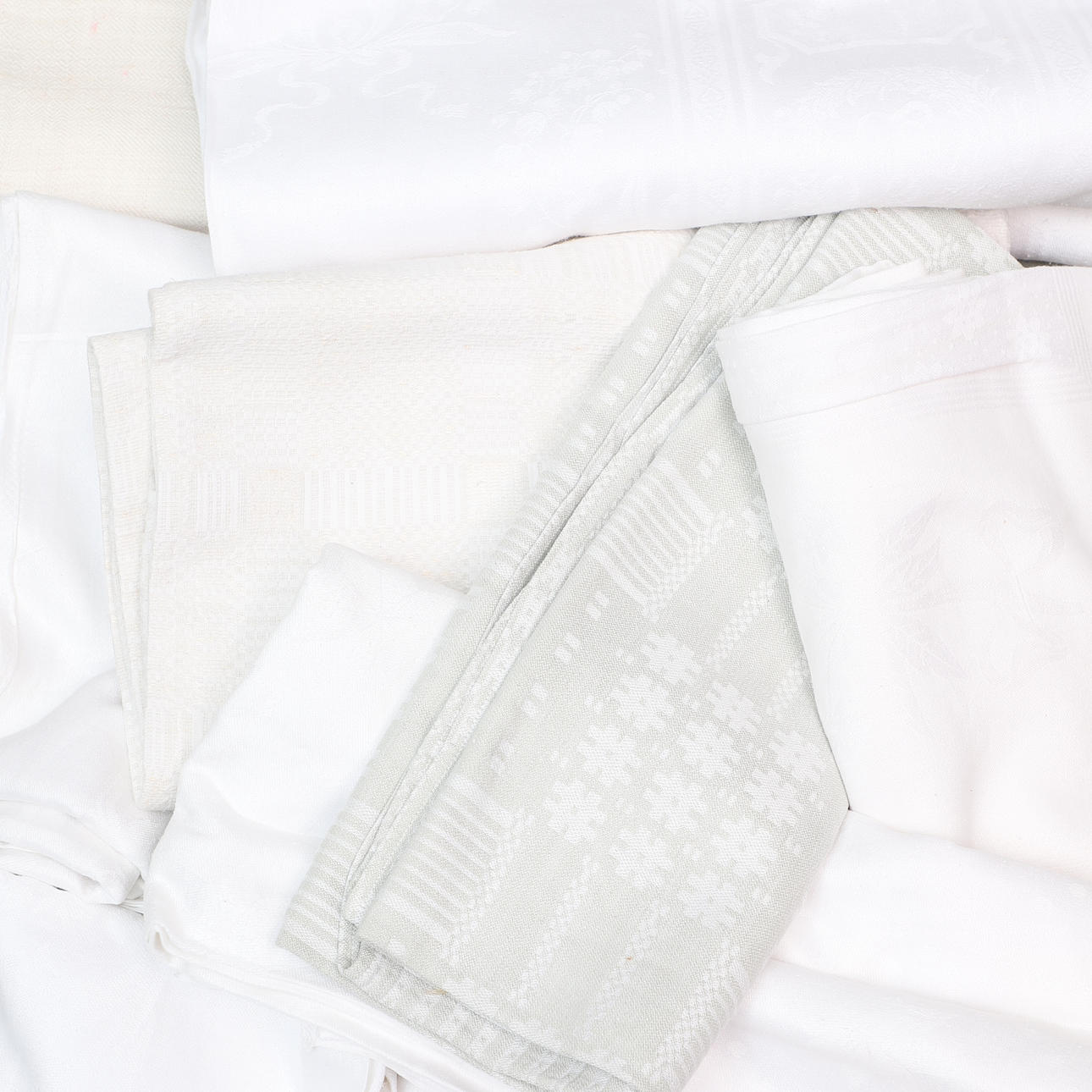 DUGE, 12 stk. Linned/bomuld, 20. årh.