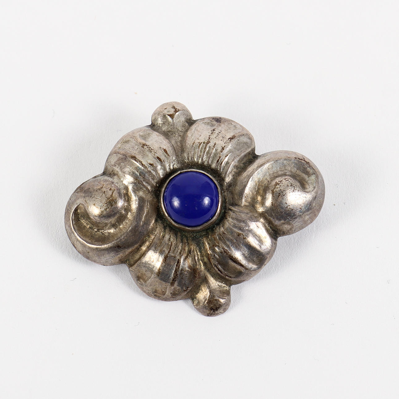 A silver brooch, David Andersen.