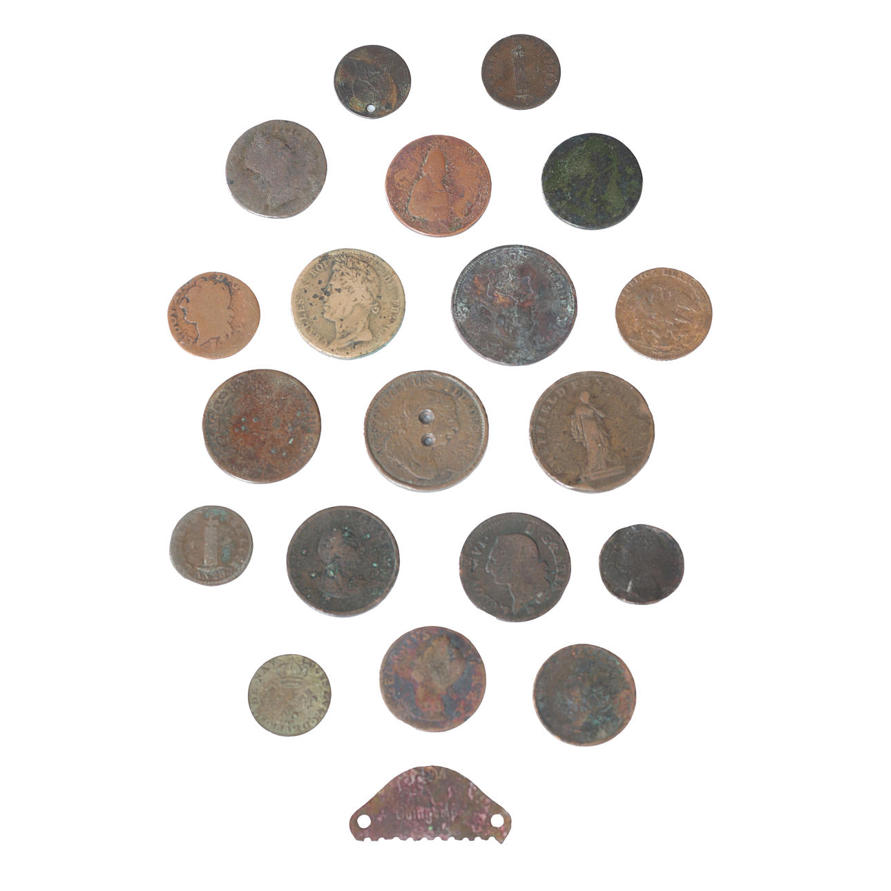 MIXED BRITISH AND WORLD COINS.