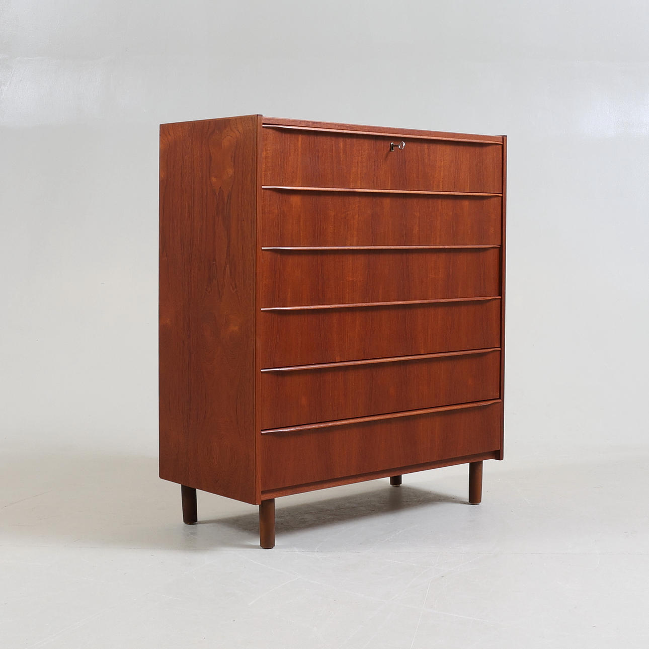 Kommode, teak, Danmark, 1960'erne.