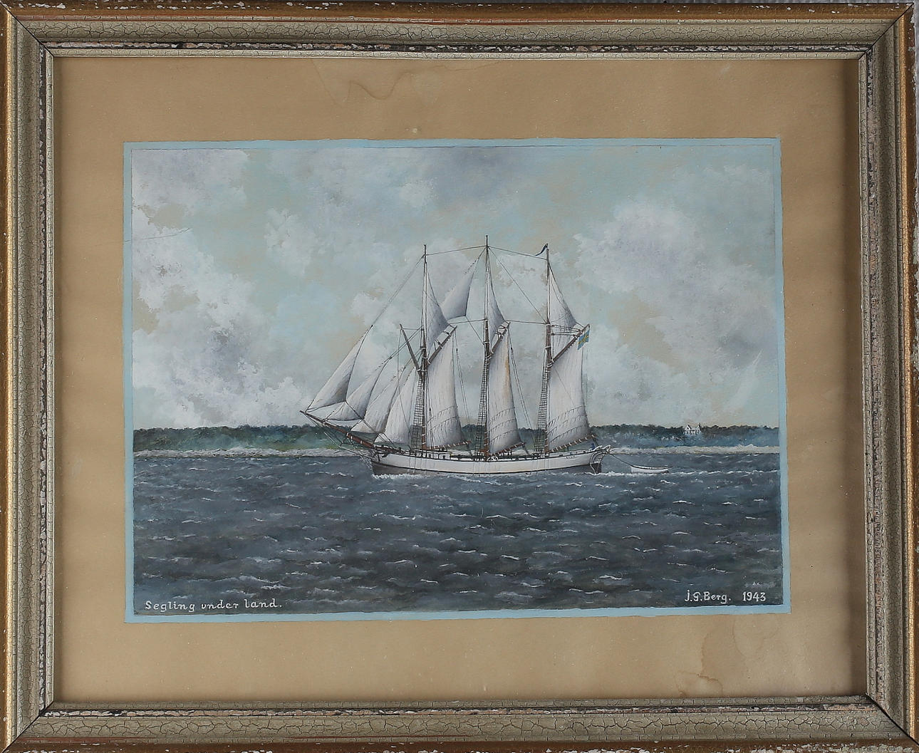 JOHAN GUSTAF BERG. Sjökapten, resor och liv, 1870-1963, akvareller/teckningar, dagböcker, m.m.